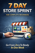 7 Day Store Sprint: Build Your Shopify Store in One Week (Beginner's eBook)